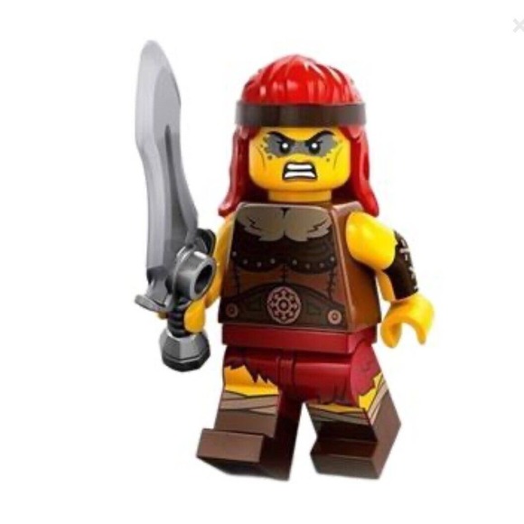 🔥LEGO 71045 CMF 25 Female FIERCE BARBARIAN Warrior NEVER ASSEMBLED SHIPS TODAY - Picture 2 of 3
